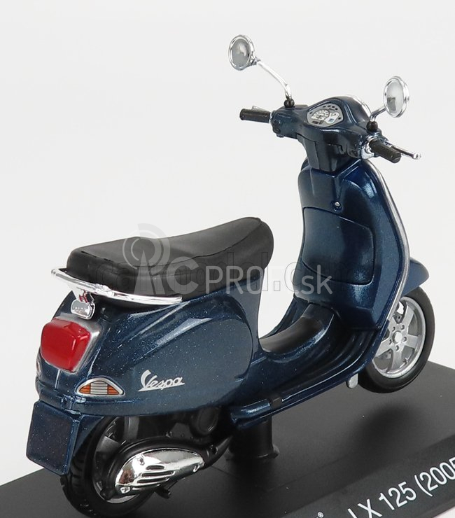 Edicola Piaggio Vespa 125 Lx 2005 1:18 Blue Met