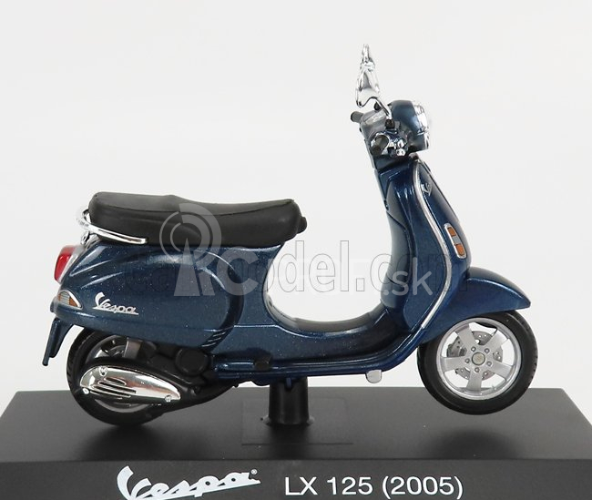 Edicola Piaggio Vespa 125 Lx 2005 1:18 Blue Met