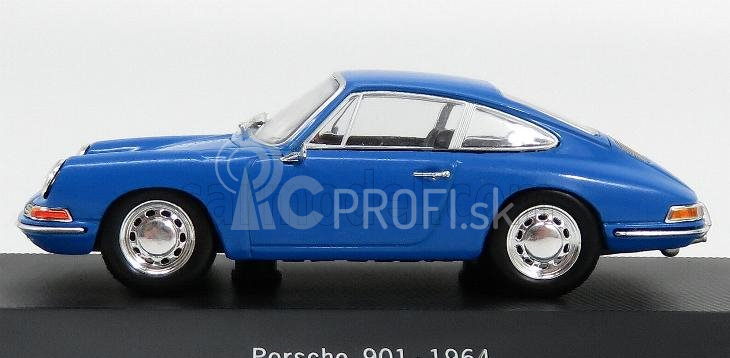 Edicola Porsche 911 901 1964 - Con Vetrina - S vitrínou 1:43 Modrá