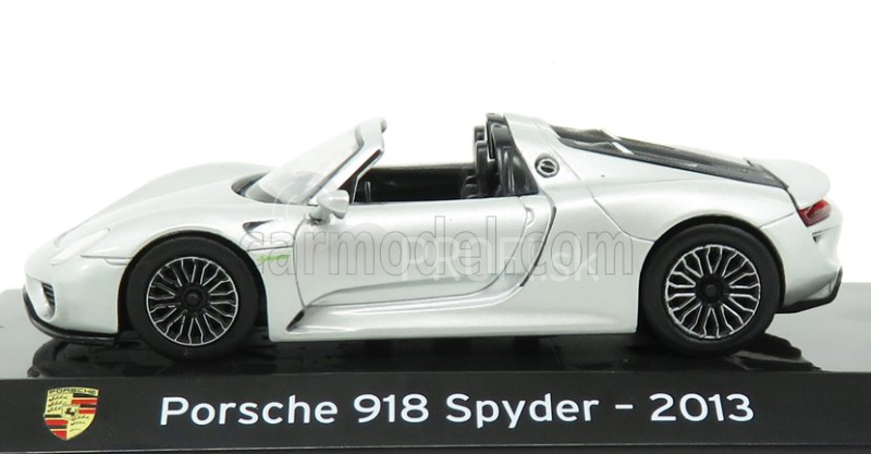 Edicola Porsche 918 Spyder 2013 - Con Vetrina - S vitrínou 1:43 Silver