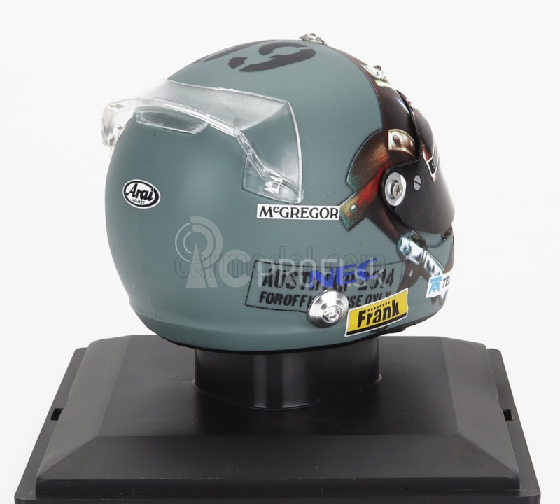 Edicola Prilba F1 Casco - Sauber C33 Ferrari N 99 Sezóna 2014 Adrian Sutil 1:5 Sivá čierna