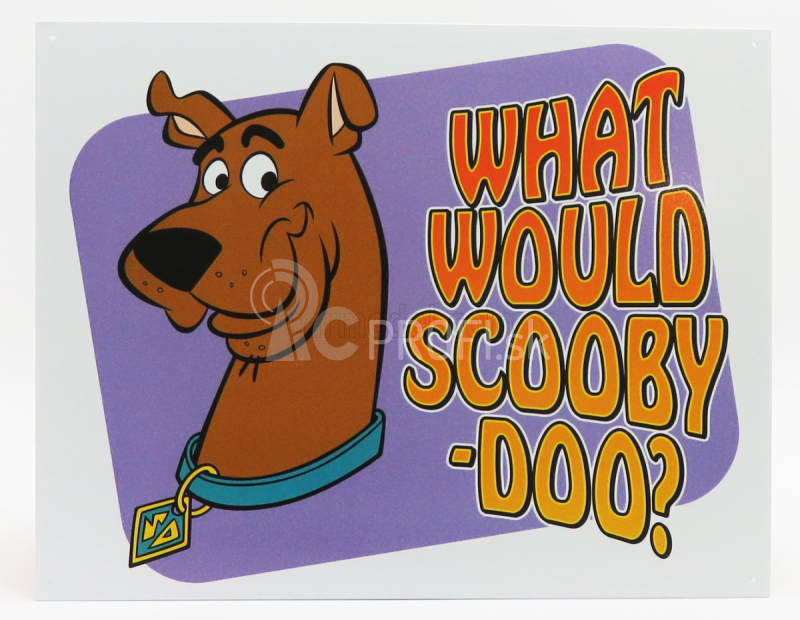 Edicola Príslušenstvo Kovový tanier - Scooby Doo 1:1 Purple Brown