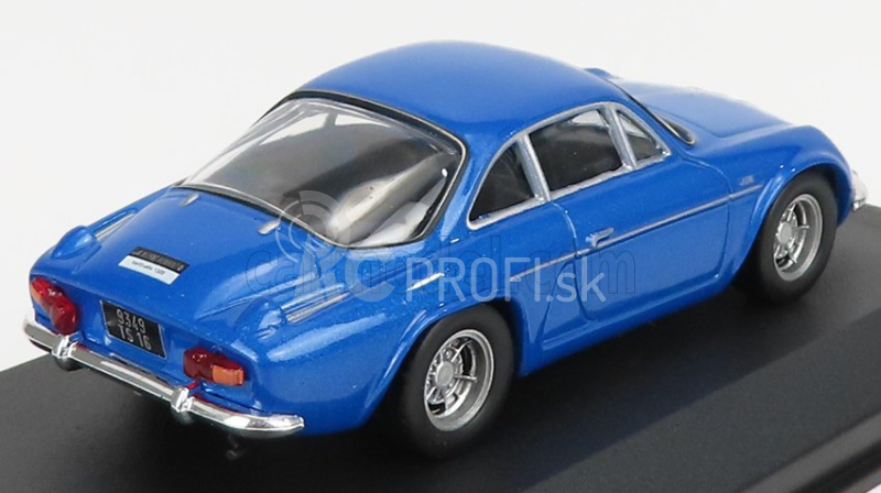 Edicola Renault Alpine A110 1969 - Strieborné kolesá - Con Vetrina - S vitrínou 1:43 Blue Met