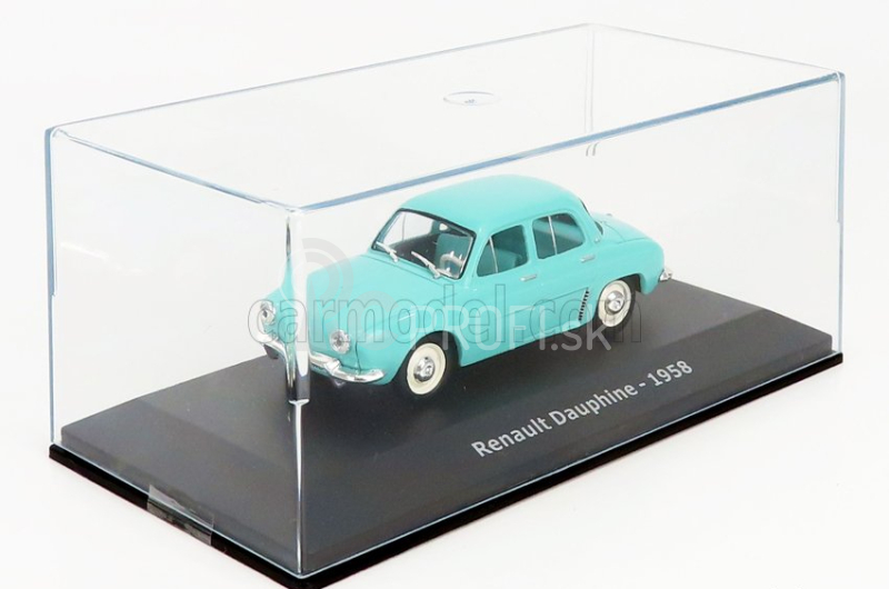 Edicola Renault Dauphine 1958 - Con Vetrina - S vitrínou 1:43 svetlomodrá