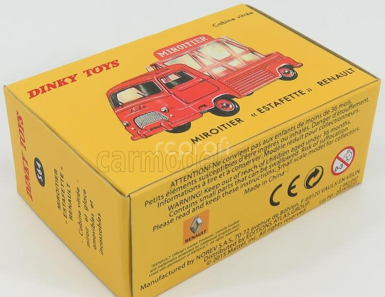 Edicola Renault Estafette Pick-up Mirotier 1960 1:43 Tmavo oranžová