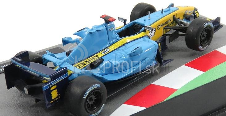 Edicola Renault F1 R24 Team Mild Seven N 7 Sezóna 2004 Jarno Trulli 1:43 Svetlo modrá žltá