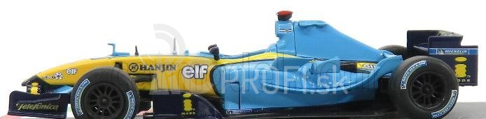 Edicola Renault F1 R24 Team Mild Seven N 7 Sezóna 2004 Jarno Trulli 1:43 Svetlo modrá žltá