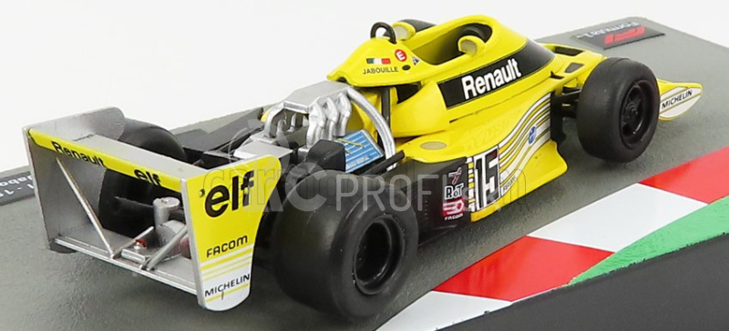 Edicola Renault F1 Rs01 N 15 Sezóna 1977 Jean Pierre Jabouille 1:43 žltá čierna