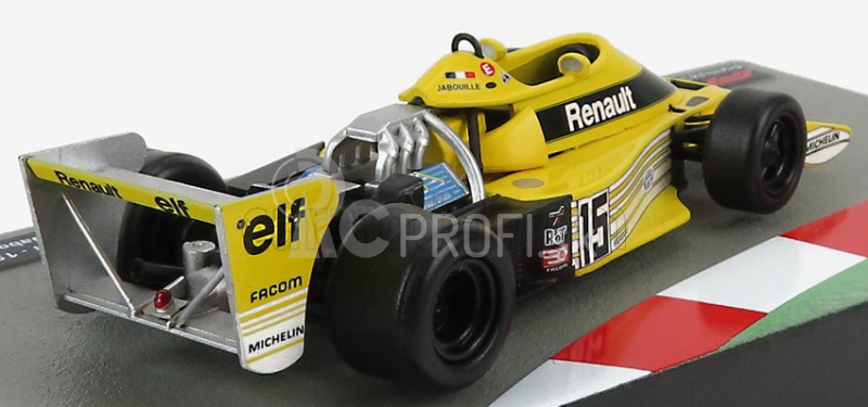 Edicola Renault F1 Rs01 N 15 Sezóna 1977 Jean Pierre Jabouille 1:43 žltá čierna