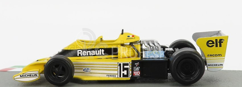 Edicola Renault F1 Rs01 N 15 Sezóna 1977 Jean Pierre Jabouille 1:43 žltá čierna