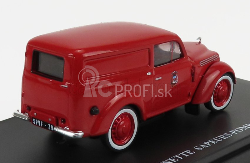 Edicola Renault Javaquatre Van Sapeurs Pompiers 1953 1:43 červená