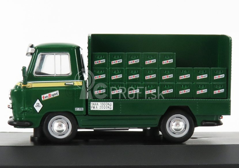 Edicola Sava J4 Truck Cerveza San Miguel 1974 1:43 Zelená