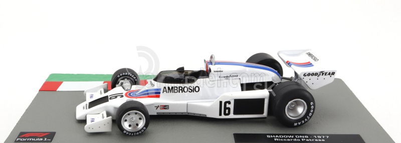 Edicola Shadow F1 Dn8 N 16 Sezóna 1977 Riccardo Patrese 1:43 Biela