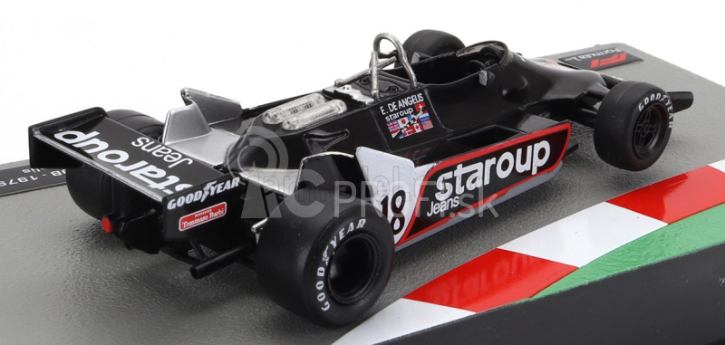 Edicola Shadow F1 Dn9 N 18 Sezóna 1979 Elio De Angelis 1:43 čierna strieborná