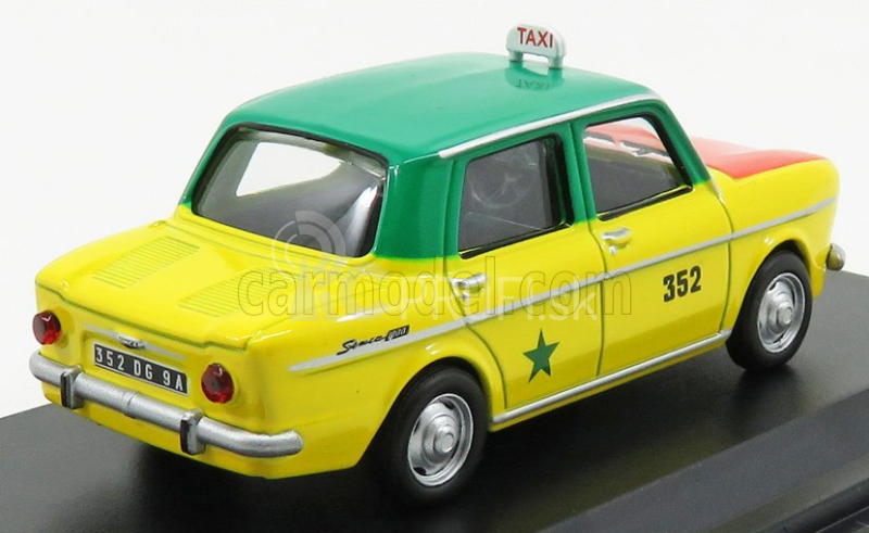 Edicola Simca 1000 Taxi Dakar 1964 1:43 Žltá zelená červená