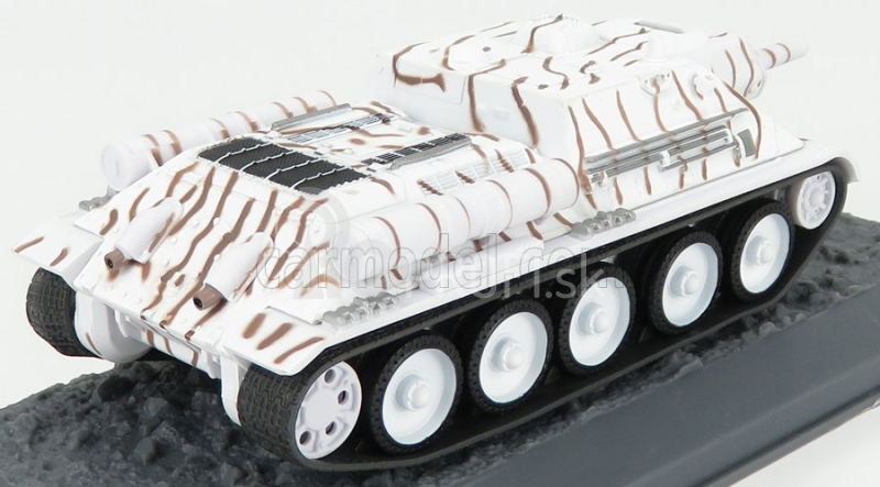 Edicola Tank Su-122 Cy-122 Carro Armato 1943 - poškodenie Blister Box 1:43 Military White