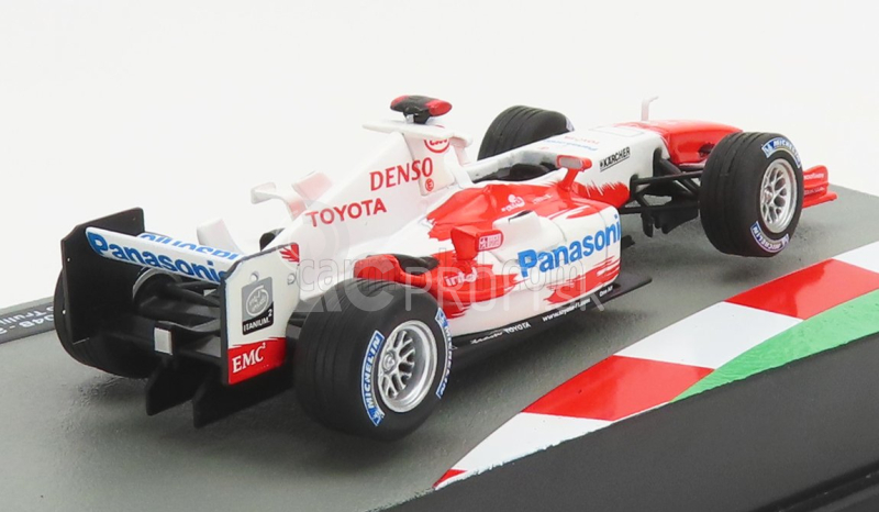 Edicola Toyota F1 Tf104b N 16 Sezóna 2004 Jarno Trulli 1:43 Biela červená