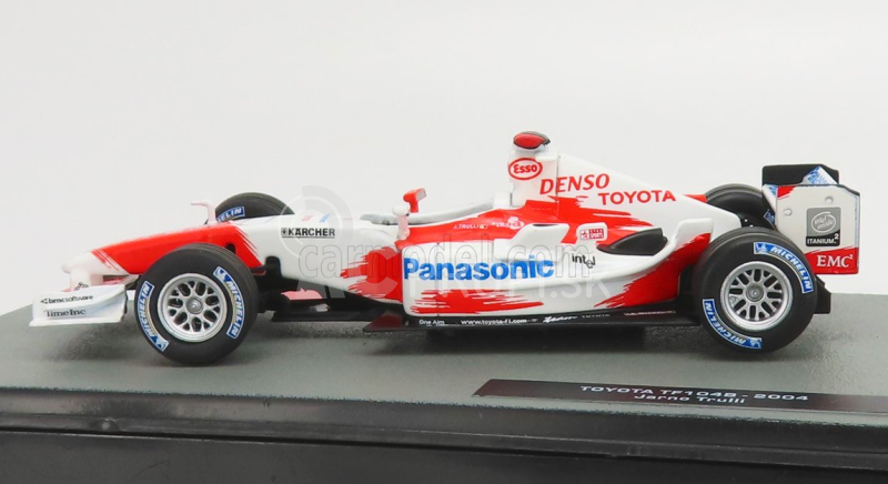 Edicola Toyota F1 Tf104b N 16 Sezóna 2004 Jarno Trulli 1:43 Biela červená