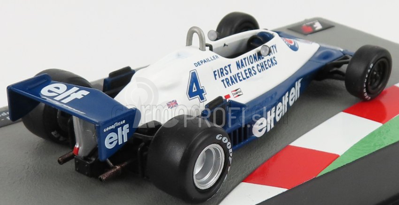 Edicola Tyrrell F1 008 N 4 Sezóna 1978 Patrick Depailler 1:43 Modrá biela