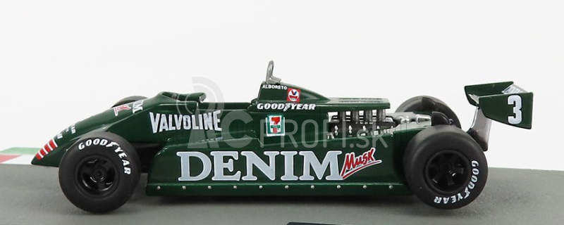 Edicola Tyrrell F1 011 Denim N 3 Sezóna 1982 Michele Alboreto 1:43 Zelená