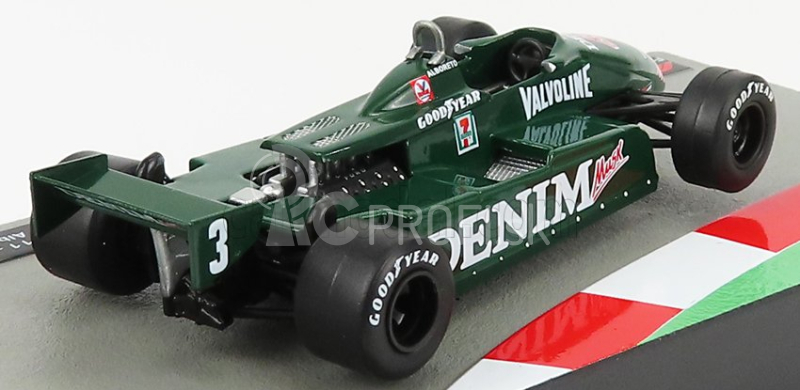 Edicola Tyrrell F1 011 Denim N 3 Sezóna Gp 1982 Michele Alboreto 1:43 Zelená