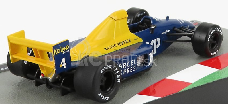 Edicola Tyrrell F1 Ford 018 N 4 Sezóna 1989 Jean Alesi 1:43 Modro-žltá