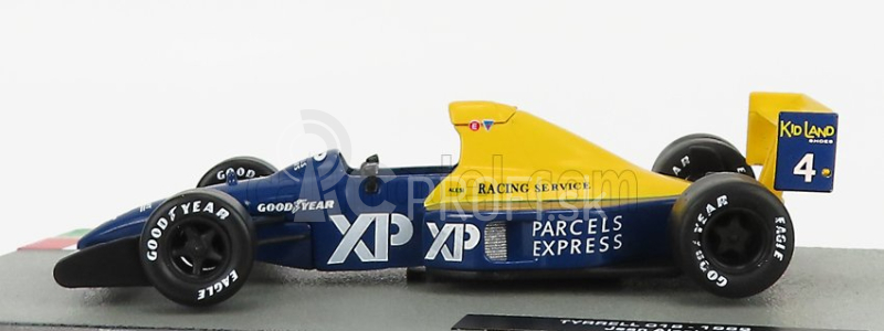 Edicola Tyrrell F1 Ford 018 N 4 Sezóna 1989 Jean Alesi 1:43 Modro-žltá