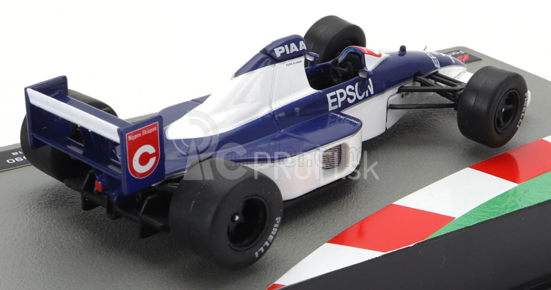 Edicola Tyrrell F18 Ford N 3 Sezóna 1990 Satoru Nakajima 1:43 Modrá biela