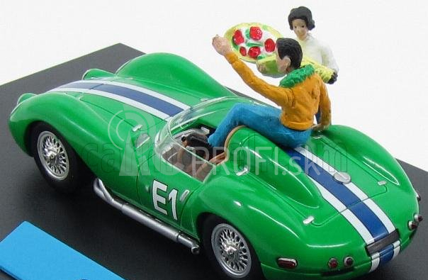 Edicola Vaillant E1 Sport Spider - S figúrkami 1:43 Zelená