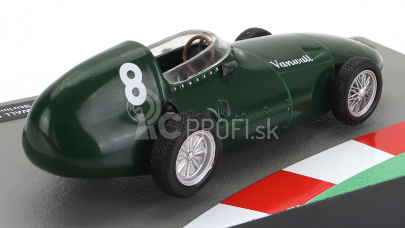 Edicola Vanwall F1 57 N 8 Sezóna 1958 Stirling Moss 1:43 Zelená