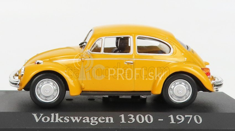 Edicola Volkswagen Beetle Kafer 1300 1970 - Con Vetrina - S vitrínou 1:43 žltá