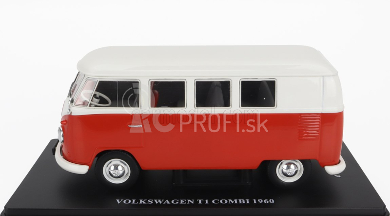 Edicola Volkswagen T1 Kombi Minibus 1960 1:24 červená biela