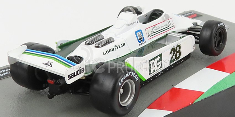 Edicola Williams F1 Fw07 N 28 Sezóna 1979 Clay Regazzoni 1:43 Zelená Biela