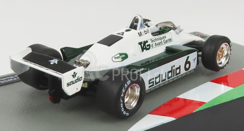 Edicola Williams F1 Fw08 Team Ford N 6 Majster sveta Sezóna 1982 Keke Rosberg 1:43 Zelená Biela