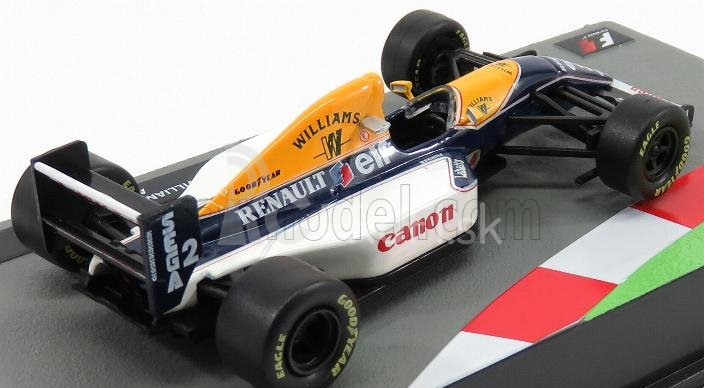 Edicola Williams F1 Renault Fw15 Elf N 2 Alain Prost Sezóna 1993 Majster sveta 1:43 Modrá Žltá Biela