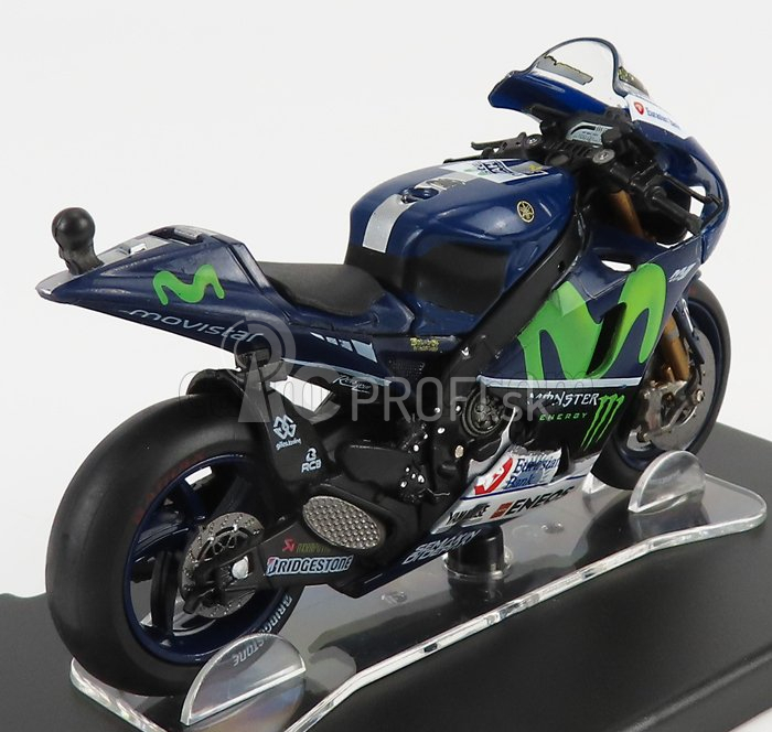 Edicola Yamaha Yzr-m1 Team Yamaha Factory Racing N 46 Motogp Sezóna 2015 Valentino Rossi 1:18 Modrá Met Biela