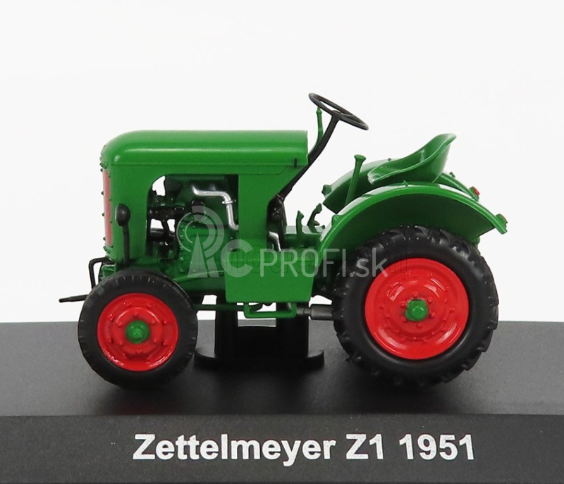 Edicola Zettelmeyer Z1 Traktor Nemecko 1951 - Con Vetrina - S vitrínou 1:43 Zelená