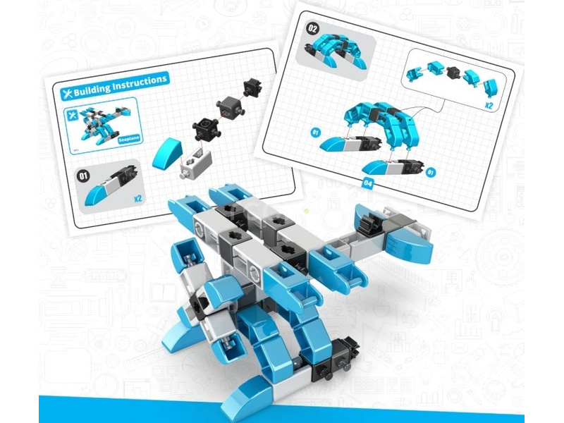 Engino Inventor Mechanics akrobatické lietadlo 5 modelov