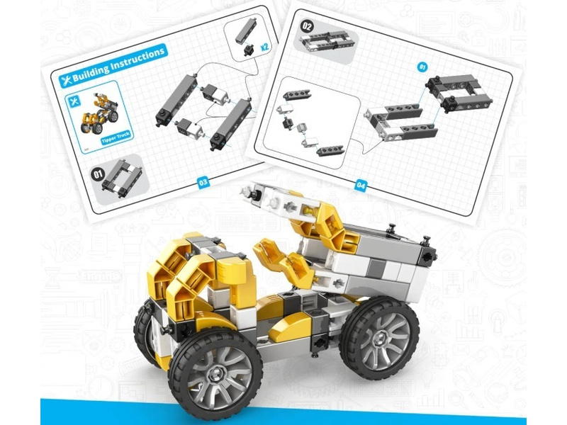 Engino Inventor Mechanics Dump Truck 5 modelov