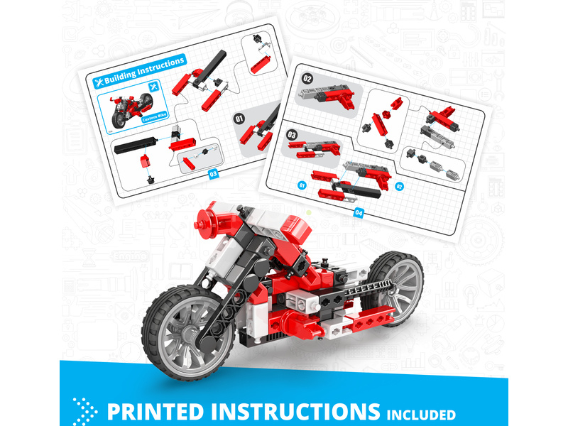 Engino Inventor Mechanics motorka 5 modelov