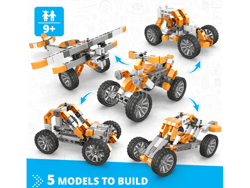 Engino Inventor Mechanics Štvorkolka 5 modelov