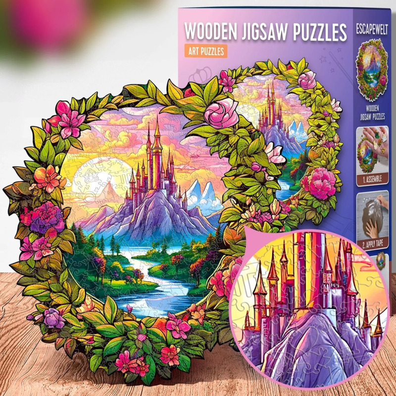 EscapeWelt Drevené puzzle Enchanted Forest 200 dielikov