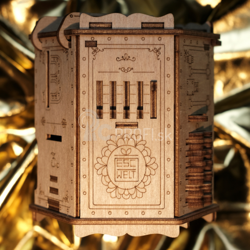 EscapeWelt Fort Knox Pro 3D drevené mechanické puzzle