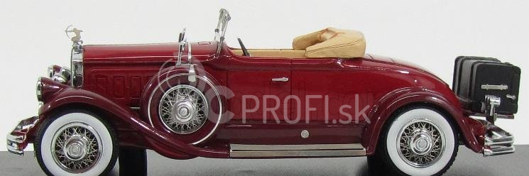 Esval model Pierce arrow Model B Roadster Open 1930 1:43 2 Tones Red