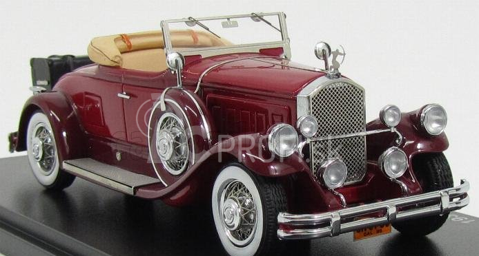 Esval model Pierce arrow Model B Roadster Open 1930 1:43 2 Tones Red