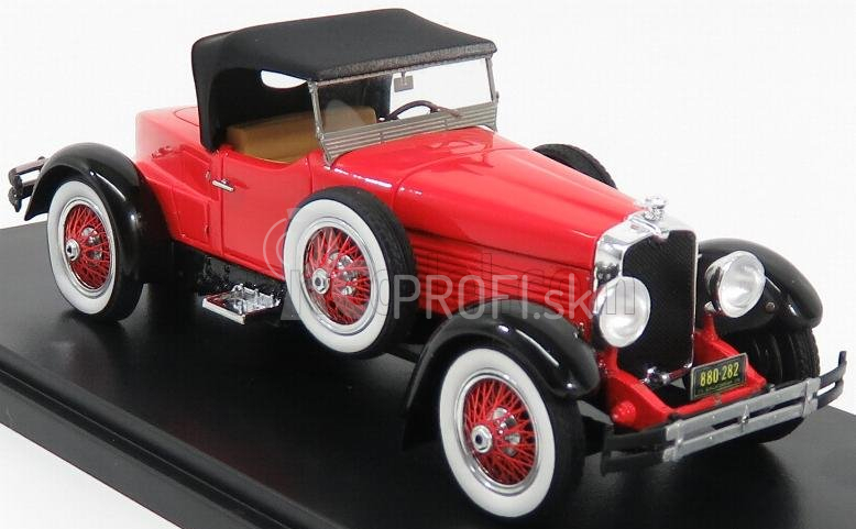 Esval model Stutz Black Hawk Speedster Closed 1928 1:43 Red Black