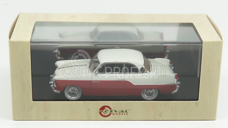 Esval model Willys Aero Bermuda 2-dverový Hard-top 1955 1:43 Červená biela