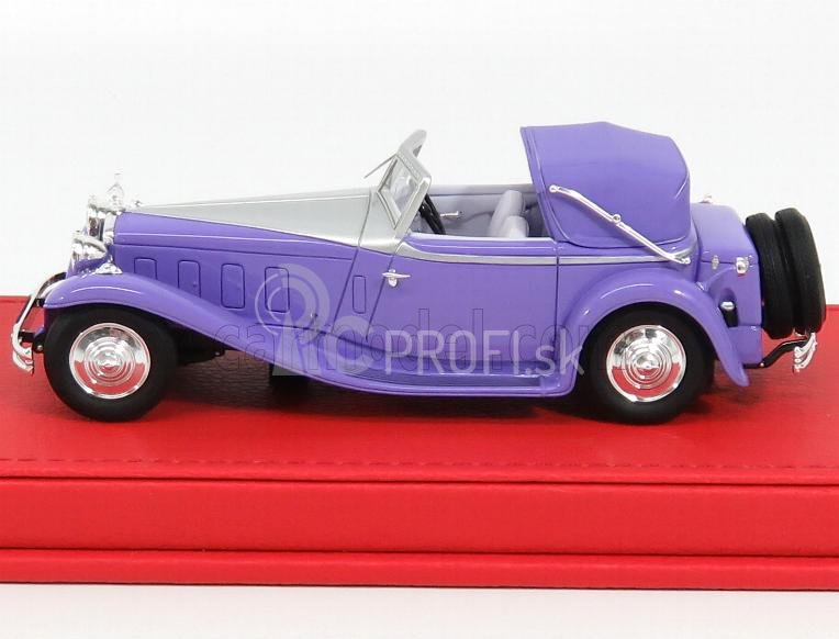 Evrat Delage D8s Cabriolet Open Fernandez Et Darrin Sn38229 1934 1:43 Purple