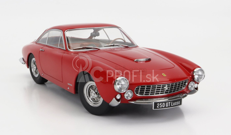 Ferrari 250 Gt Lusso 1962 v mierke 1:18 Červená