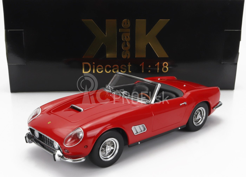 Ferrari 250gt California Spider v mierke kk s pevnou strechou 1960 1:18